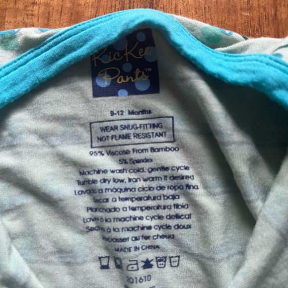 KicKee Pants 9-12 month footie pajamas - Picture 3 of 3